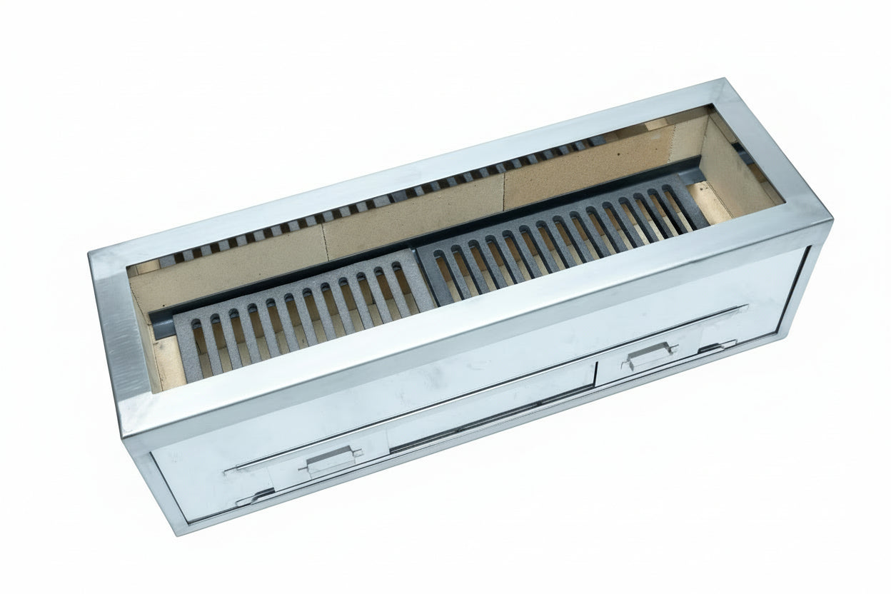 ステン補強火床 800X250 – 炭ソムリエやまだ