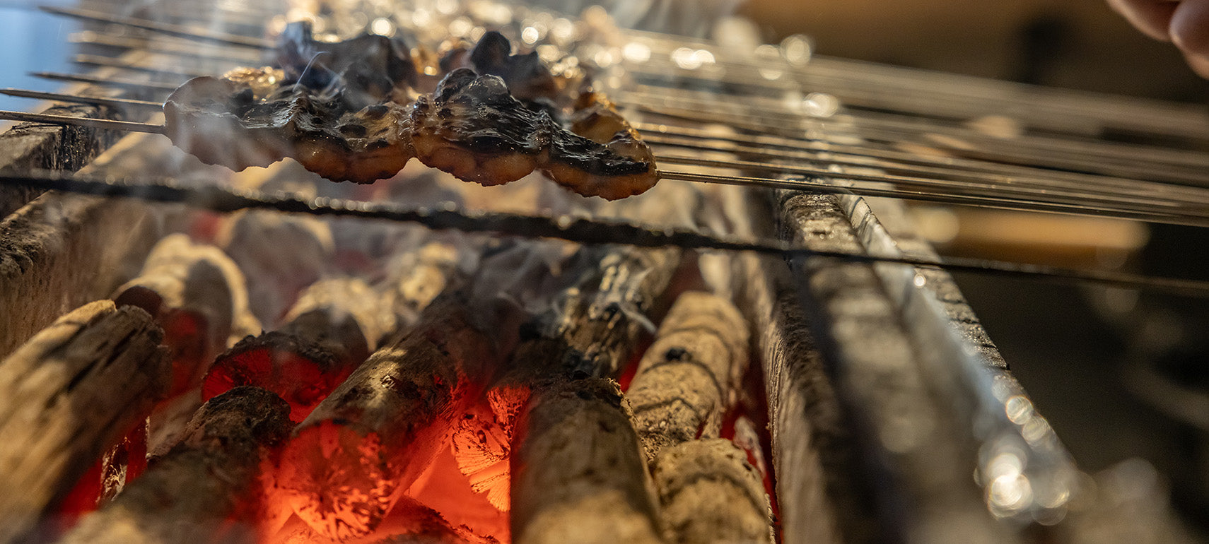 うなぎの炭焼き写真